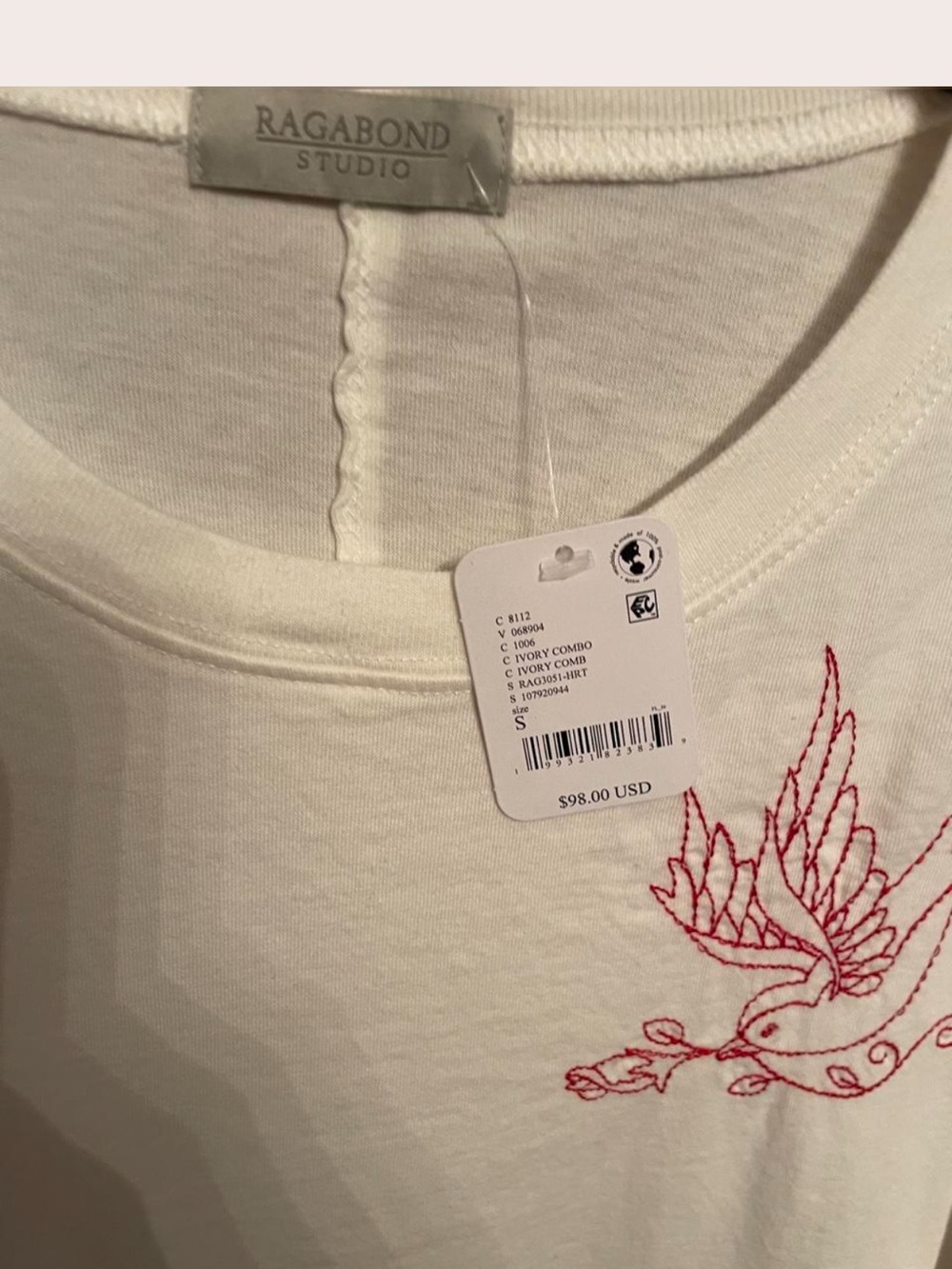 Free People Ragabond MoreAmore Embroidered Tee - Picture 5 of 8